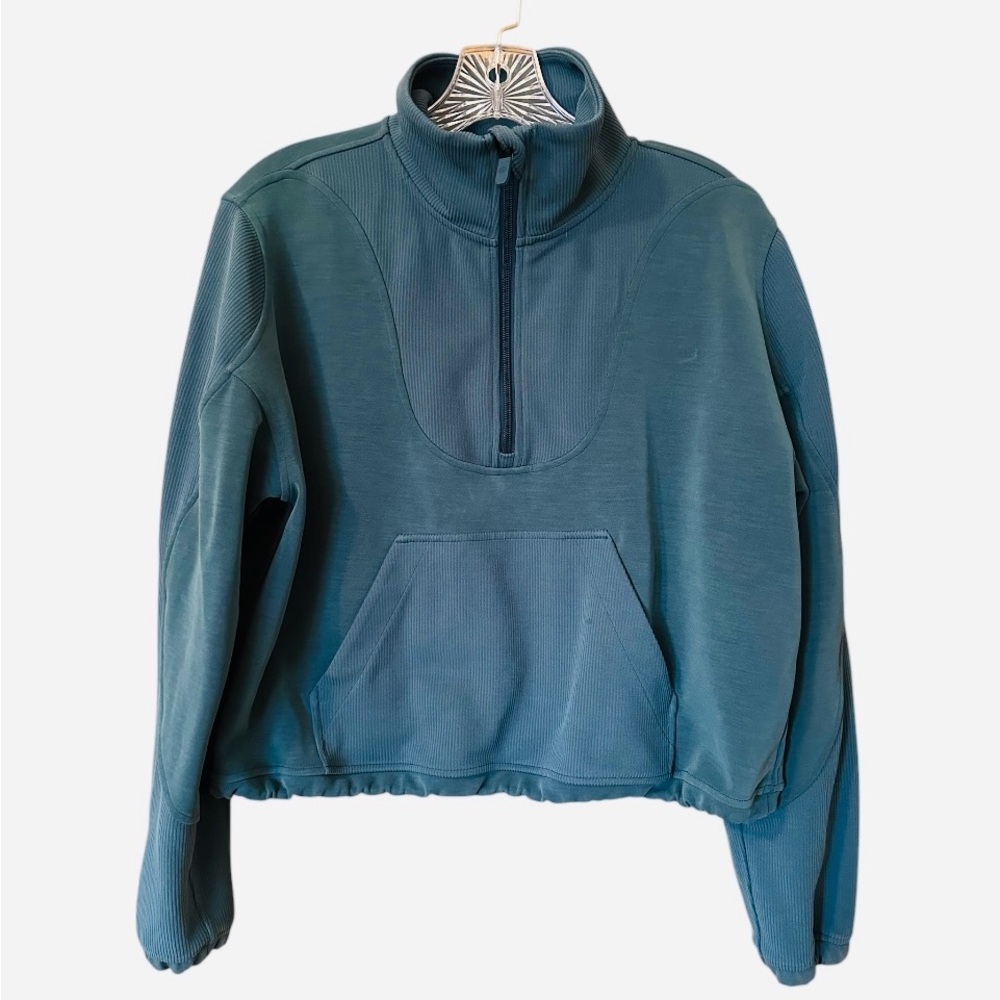 Lululemon ribbed softstreme 1/2 zip